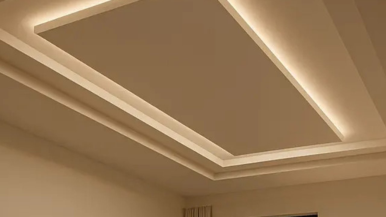 Plafon Gypsum Bertingkat Linear (Foto: ChatGPT)