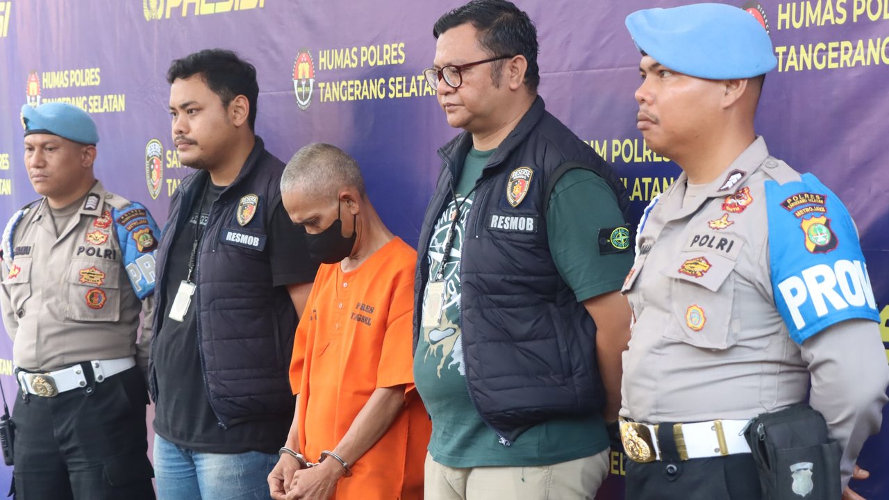Pria di Tangsel Bunuh Kakak Kandung dengan Celurit