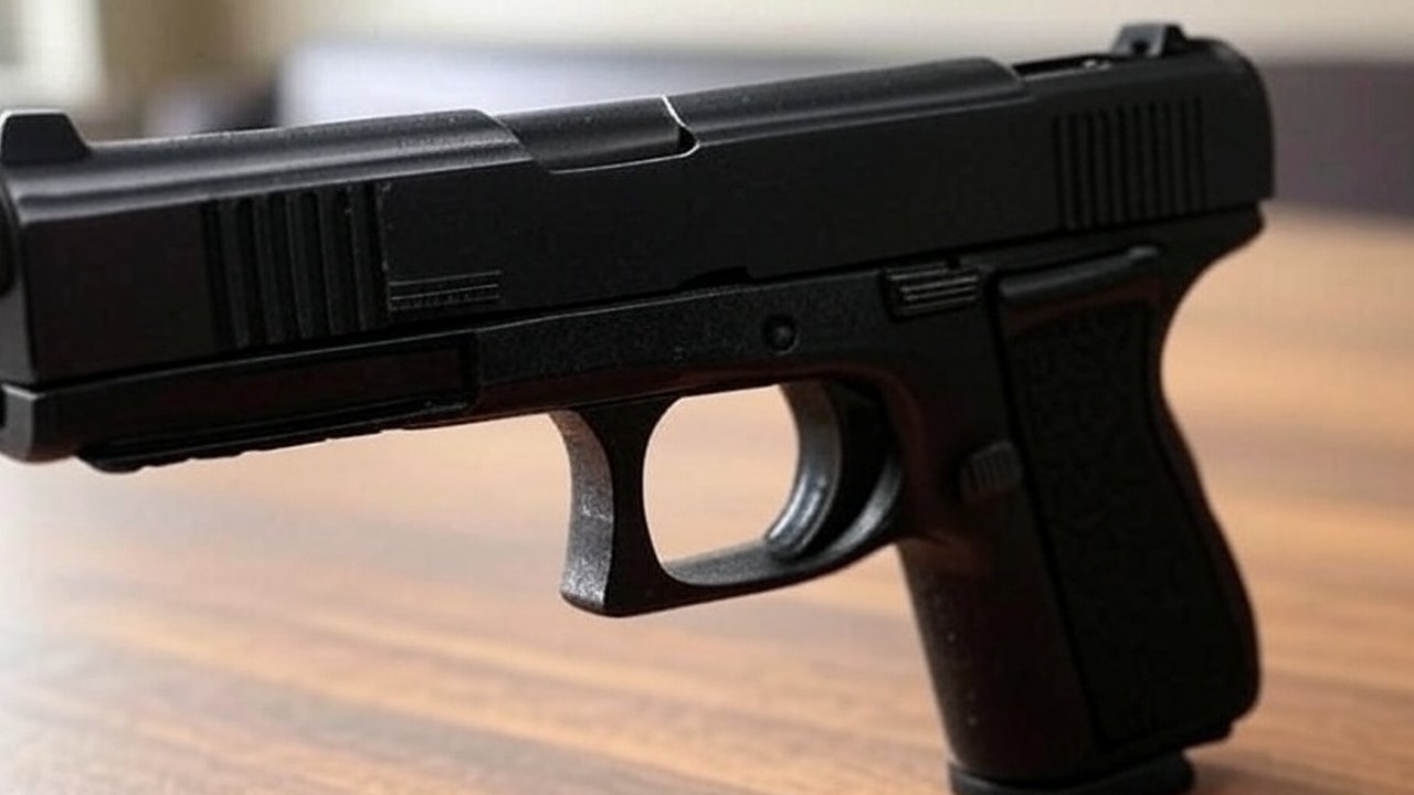 ilustrasi pistol