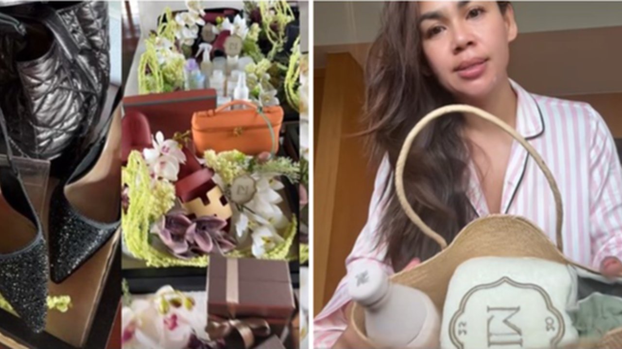 Unboxing Souvenir Mewah & Mahal Pernikahan Luna Maya, Tumbler Stanley Hingga Parfume YSL