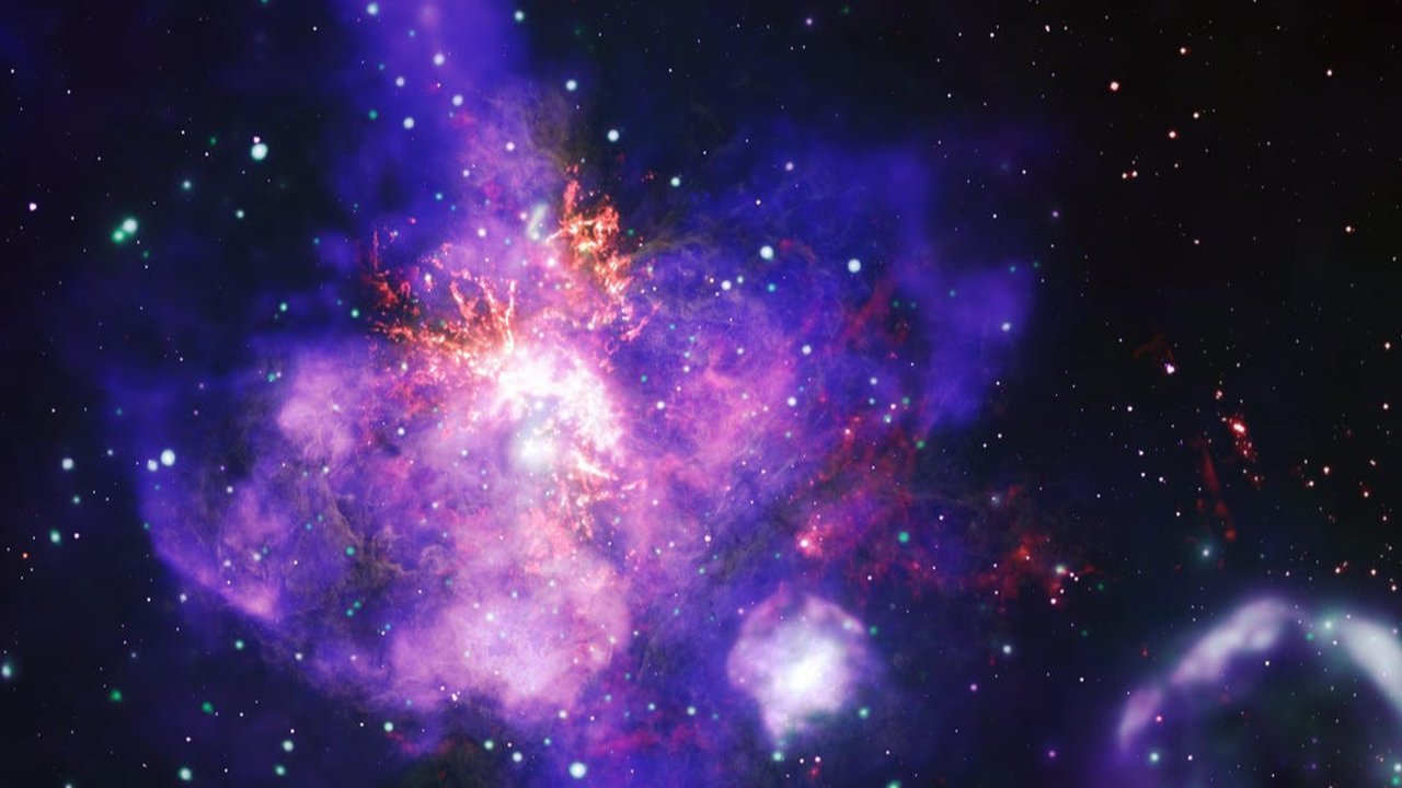 A stunning Valentine's view of a nebula contains hidden depths of starbirth and the violent deaths of massive stars.