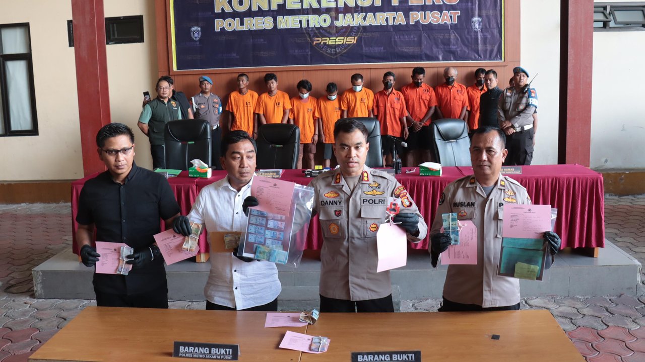 Bersih-Bersih Preman di Kawasan Tanah Abang, Polisi Tangkap 28 Orang