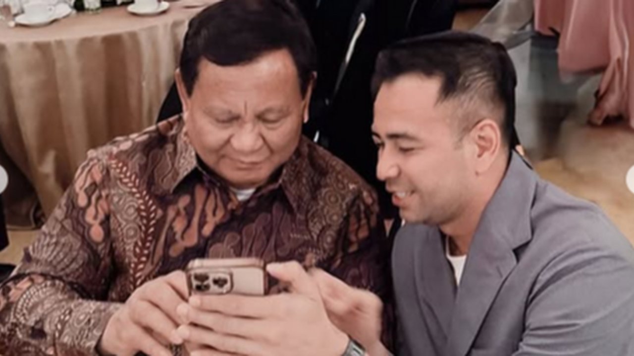 Potret Raffi Ahmad Hadiri Acara Ultah Titiek Soeharto, Pose Bareng Prabowo Subianto dan Didit Hediprasetyo