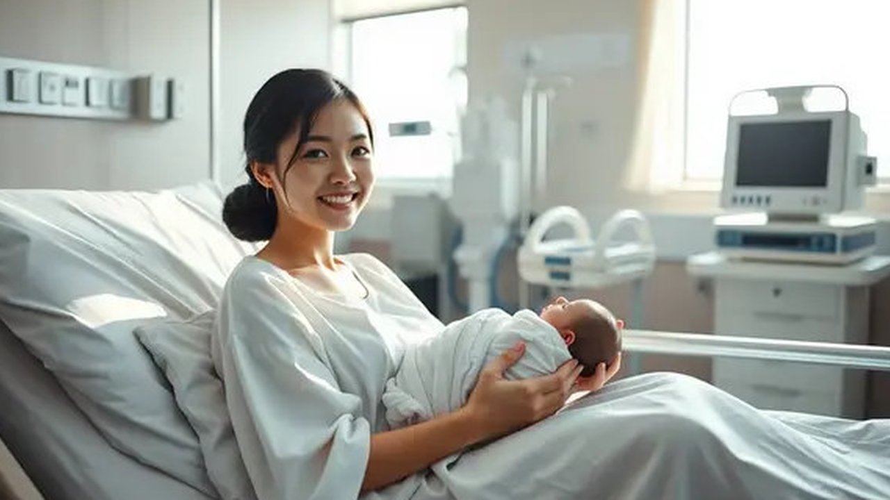 tips menyusui bayi baru lahir Ilustrasi dibuat AI