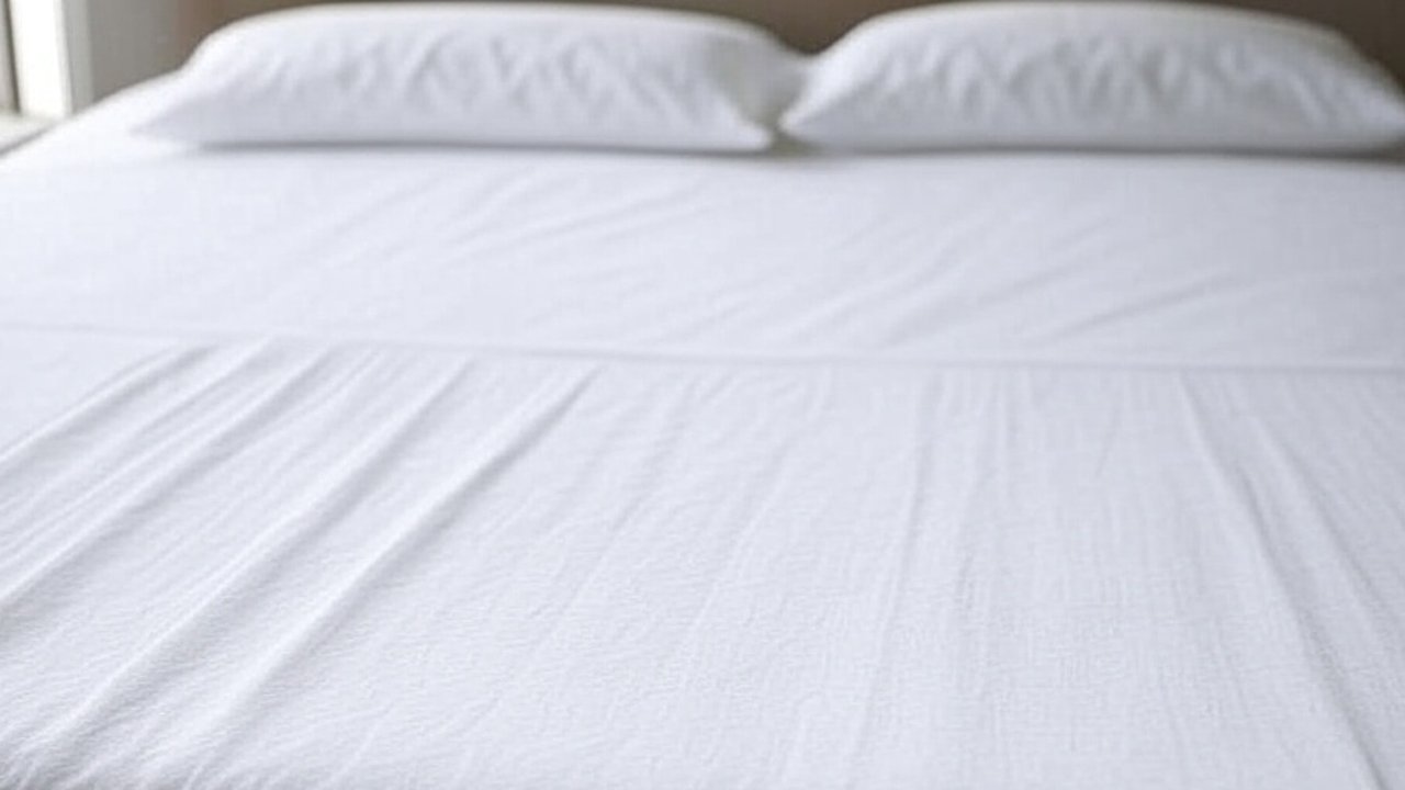 iustrasi seprai putih