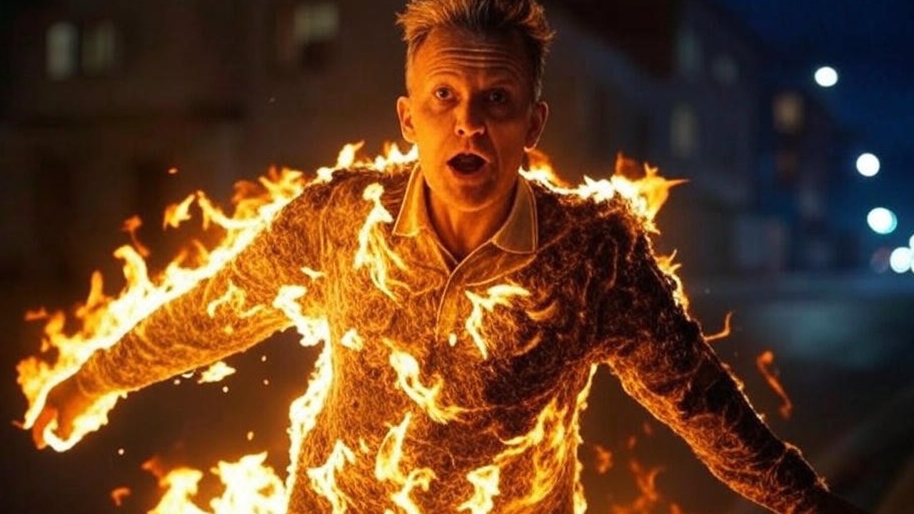 Ilustrasi Tubuh Terbakar