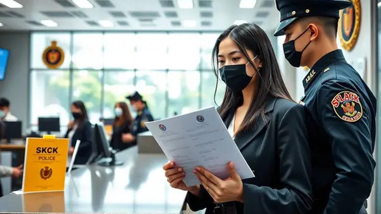 cara buat skck di polsek Ilustrasi dibuat Stable Diffusion