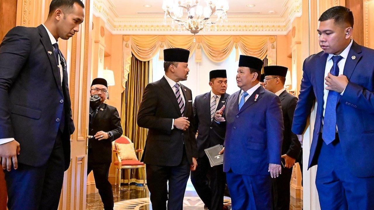 Prabowo Yakinkan Sultan Brunei, Lindungi Satu sama Lain