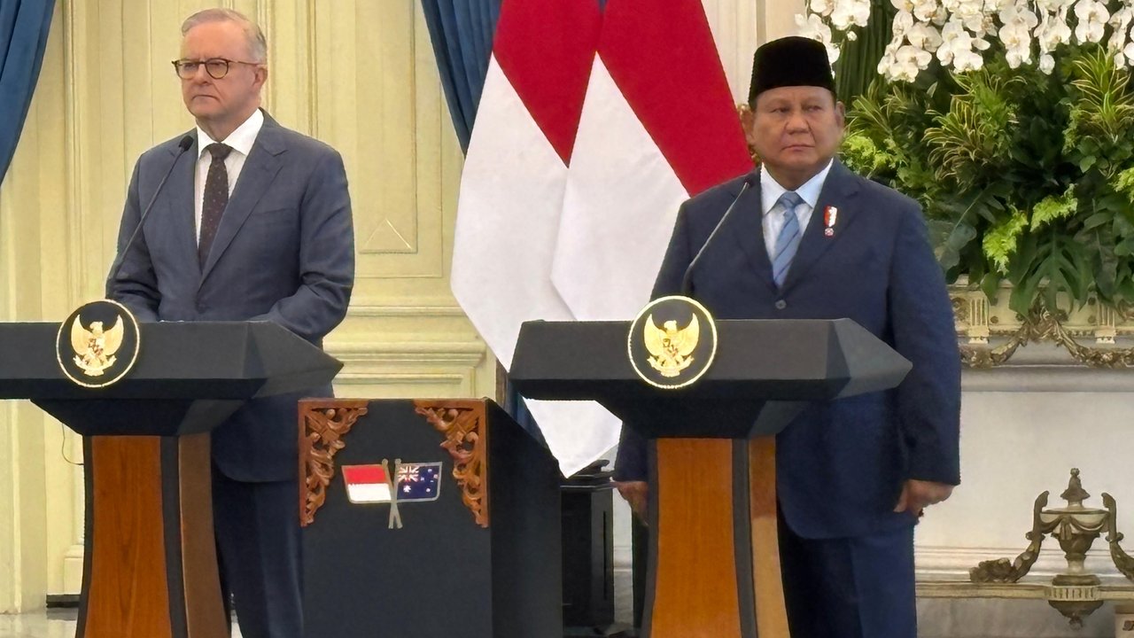 Prabowo-PM Australia Anthony Albanese