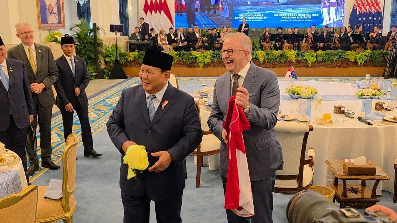 Momen Akrab Prabowo dan PM Albanese