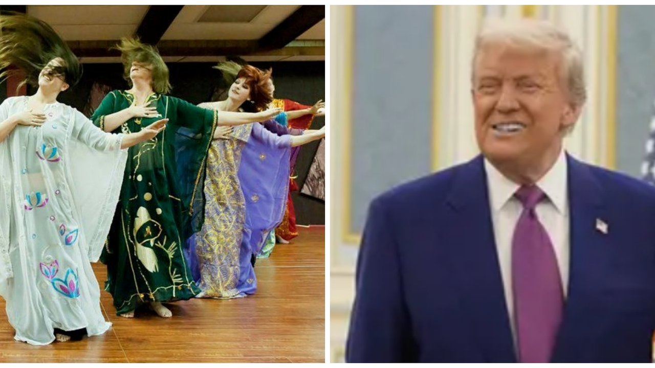 Tarian Khaleegy Sambut Kunjungan Presiden Trump ke UEA