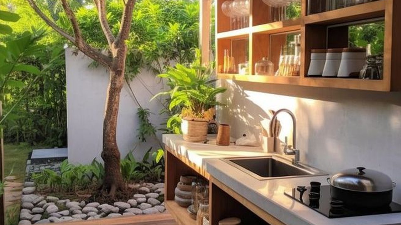 Kesan yang segar memberikan rasa nyaman pada desain dapur | Pinterest/Thasidwell