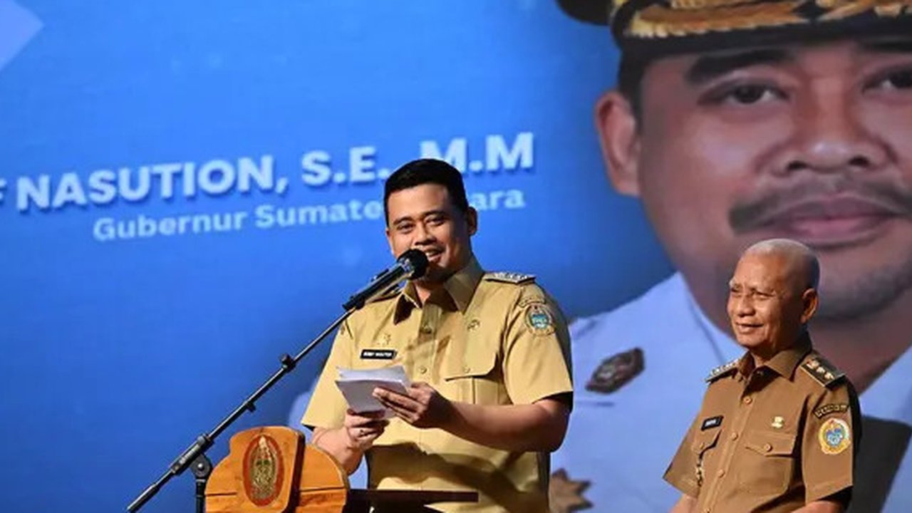Gubernur Sumut, Bobby Nasution, dan Wakil Gubernur Sumut, Surya