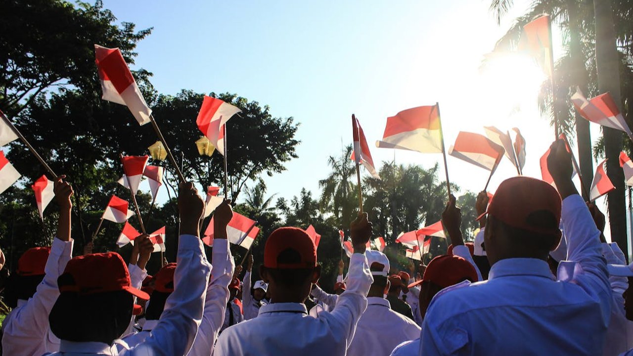 Ilustrasi Bendera Indonesia