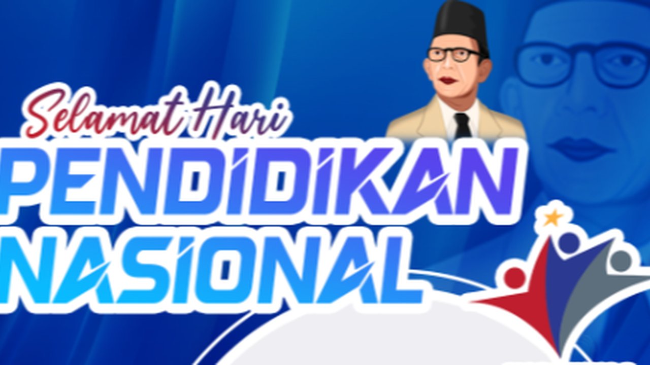Ilustrasi Hari Pendidikan Nasional. (Image by Freepik)