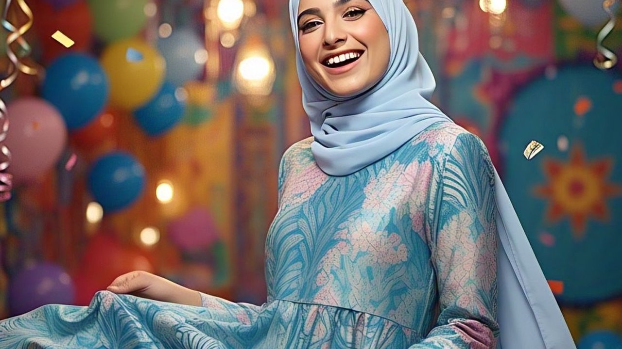 Gamis Batik Pesta Mewah