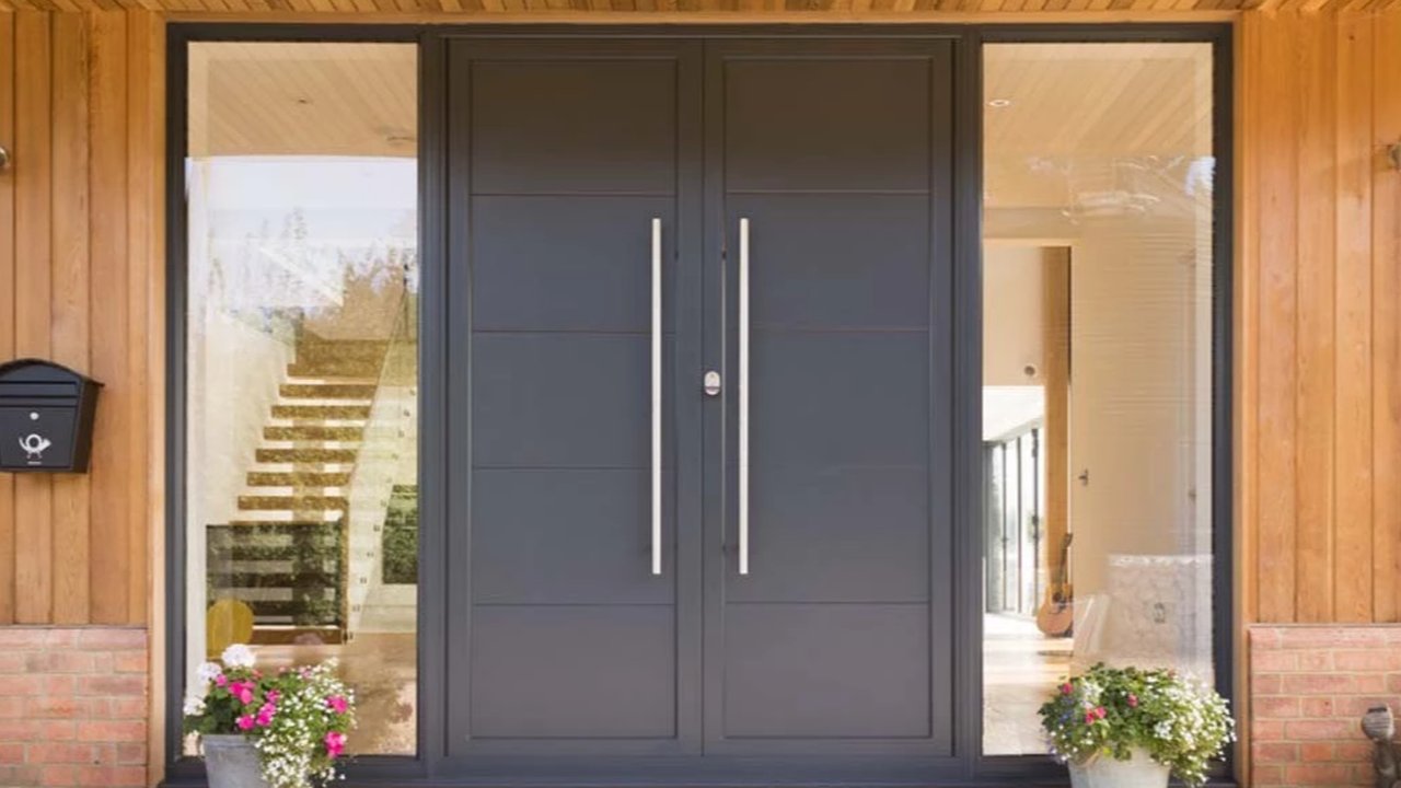 ilustrasi pintu minimalis 2 pintu