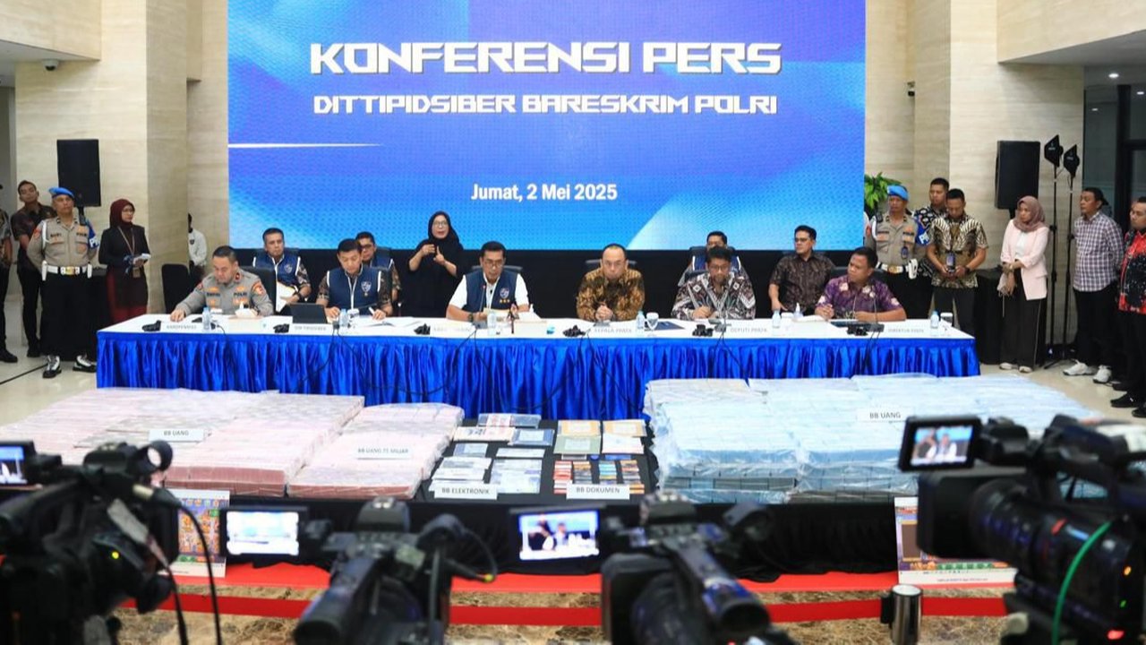 Bareskrim Bongkar Jaringan Judi Online Internasional, Total Uang Disita Rp75 Miliar