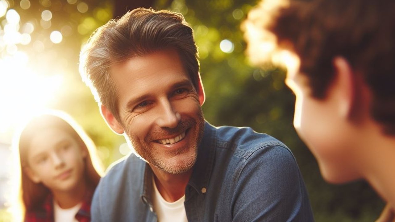 Ilustrasi Orangtua dan Anak Remaja