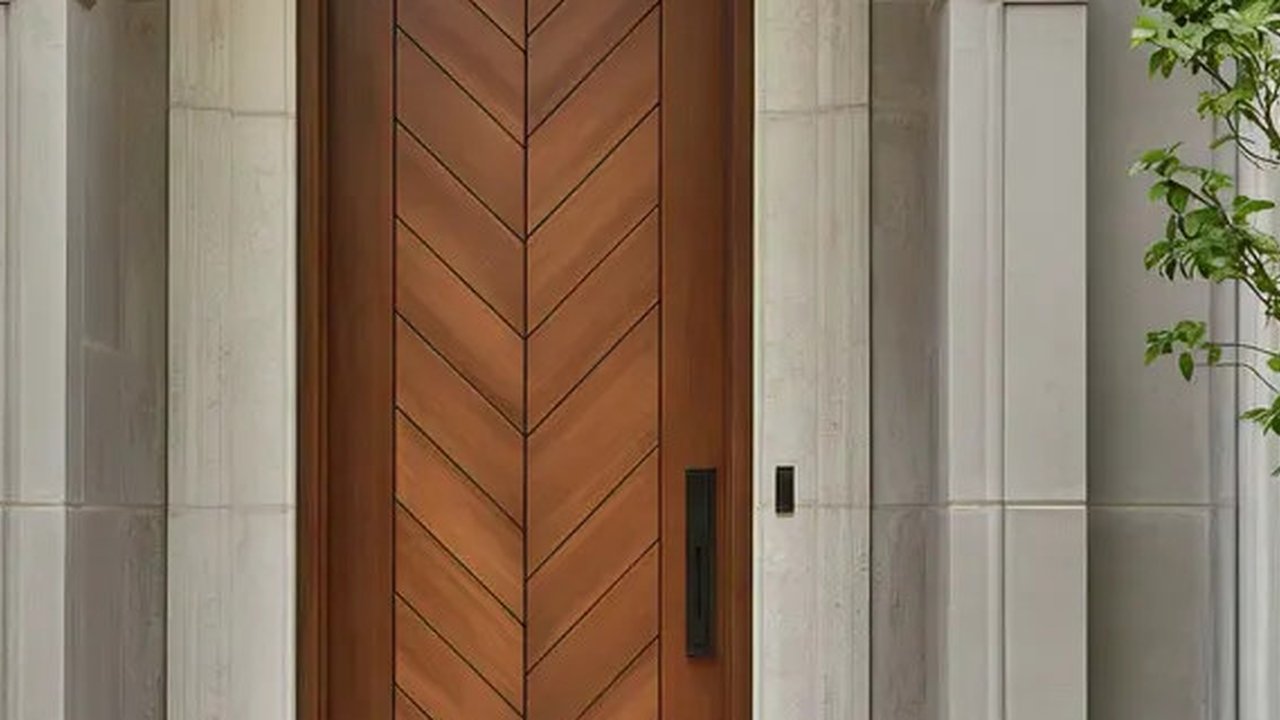 Model Pintu Rumah 1 Pintu
