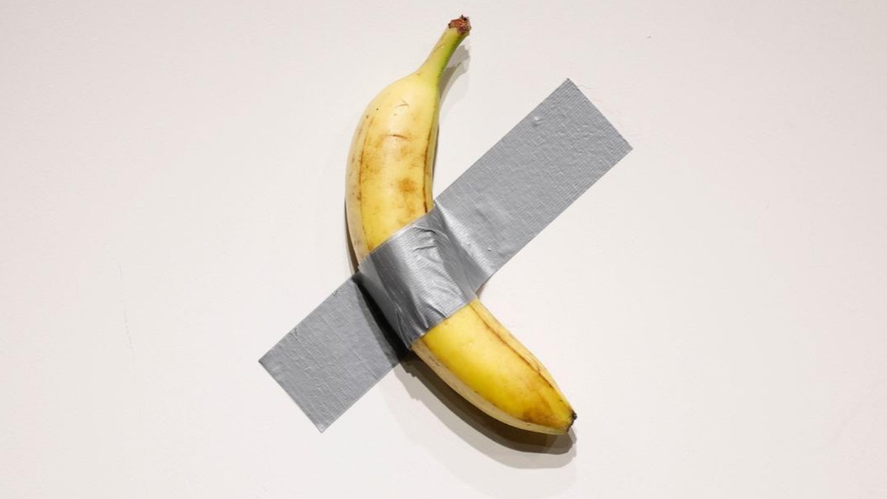 A controversial piece of art has sold for millions of dollars at auction, prompting debate as to what constitutes art.