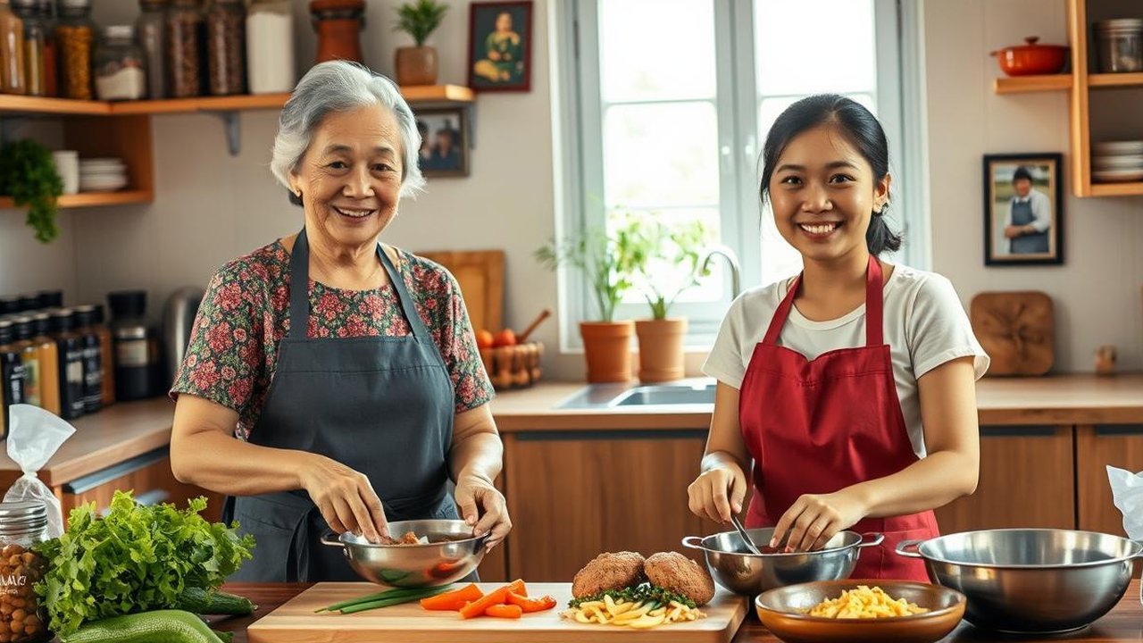 resep masakan rumahan 30 hari Ilustrasi dibuat AI