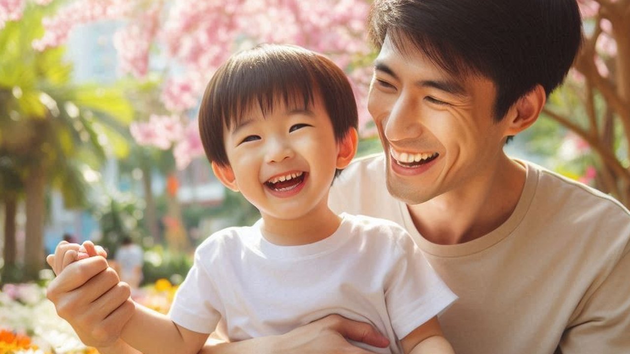 Ilustrasi Orangtua dan Anak