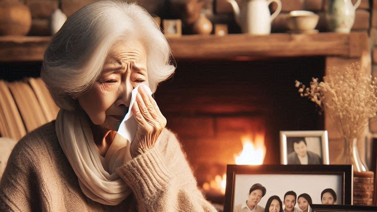 Ilustrasi Lansia Depresi