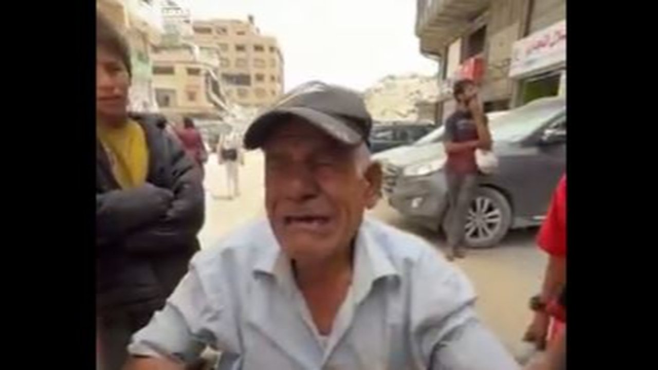 VIDEO Seorang Kakek di Gaza Menangis Kelaparan: Saya Cuma Ingin Roti, Saya Belum Makan Tiga Hari