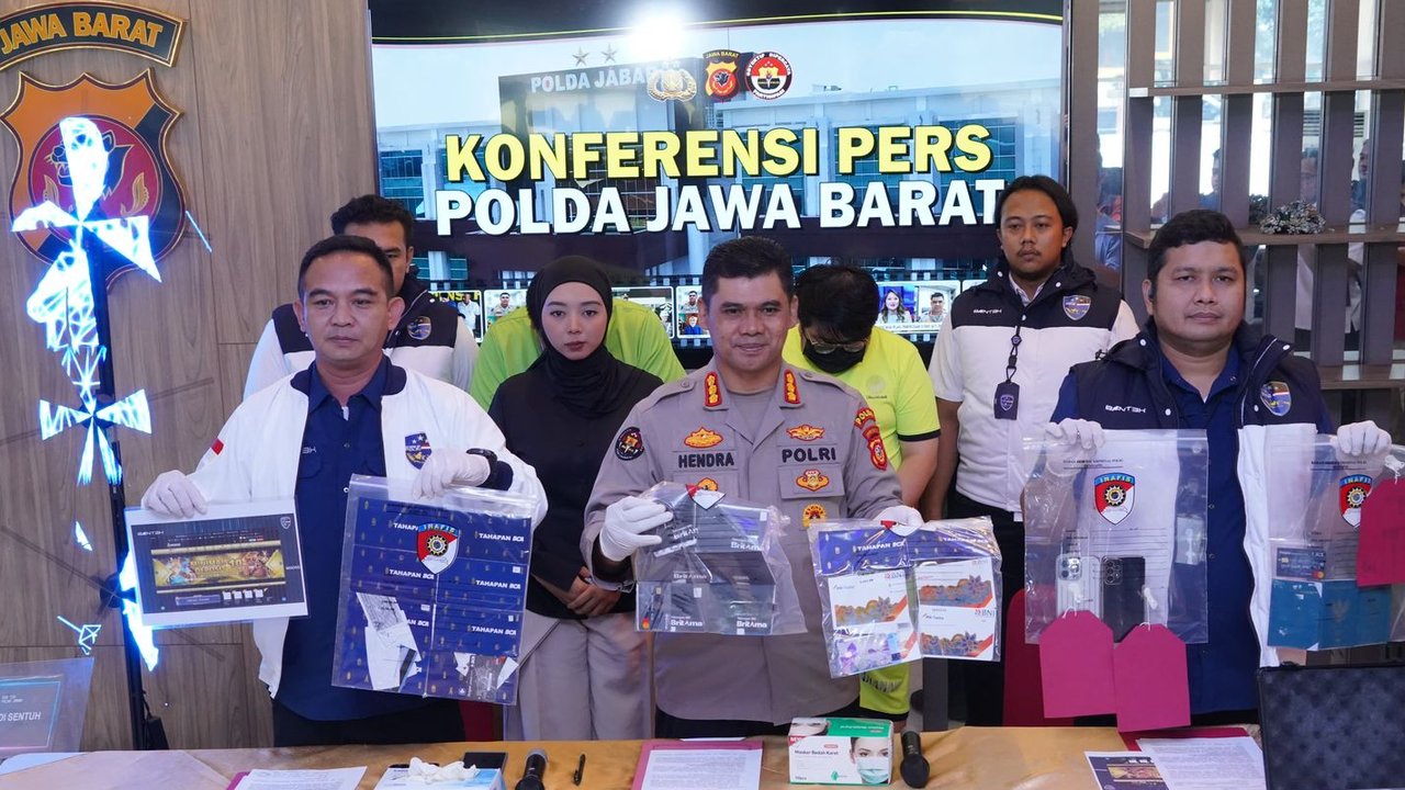 Polda Jabar Amankan Dua Pelaku Judi Online di Tangerang