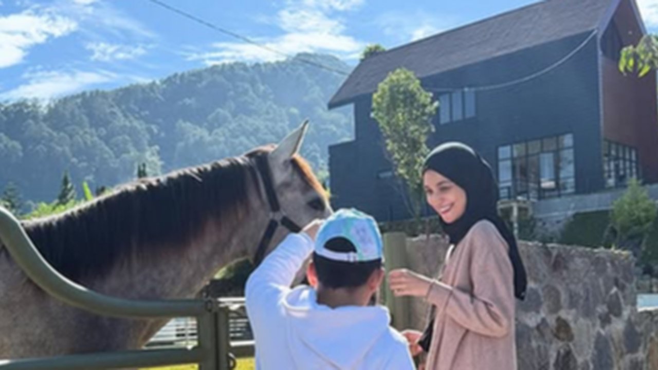 5 Potret Vila Baru Shireen Sungkar di Puncak Bogor, Ada Kandang Kuda - Suasana Menenangkan Seperti di Swiss