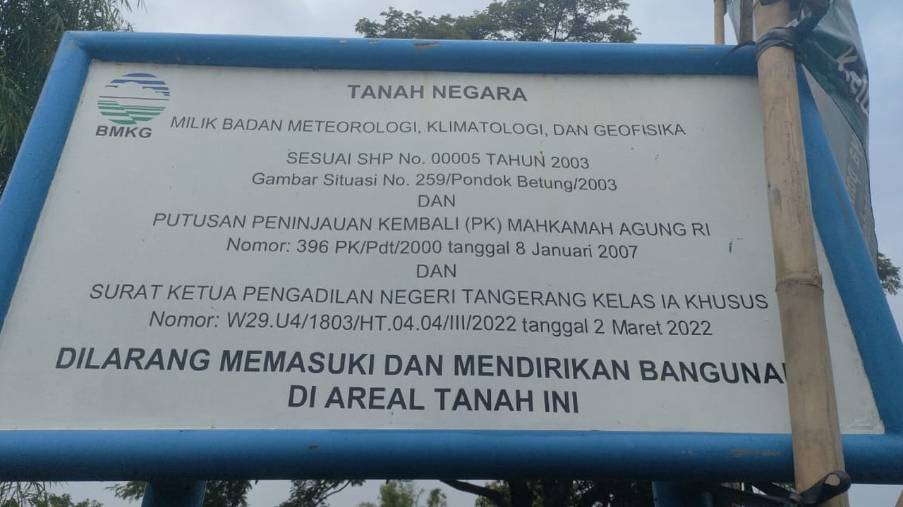 Klarifikasi GRIB Jaya Usai Dilaporkan BMKG ke Polisi Terkait Penguasaan Lahan