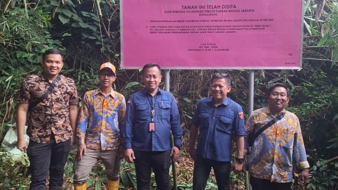 Kejati Jakarta Sita Tanah Senilai Rp50 Miliar