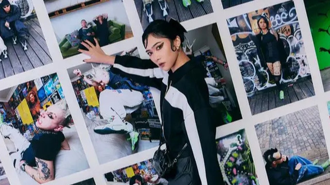 Intip gaya khas Isyana Sarasvati di peluncuran PUMA H-Street di Seoul, perpaduan fashion dan inovasi retro-modern yang menakjubkan mata global! (Foto dok: PUMA Indonesia).