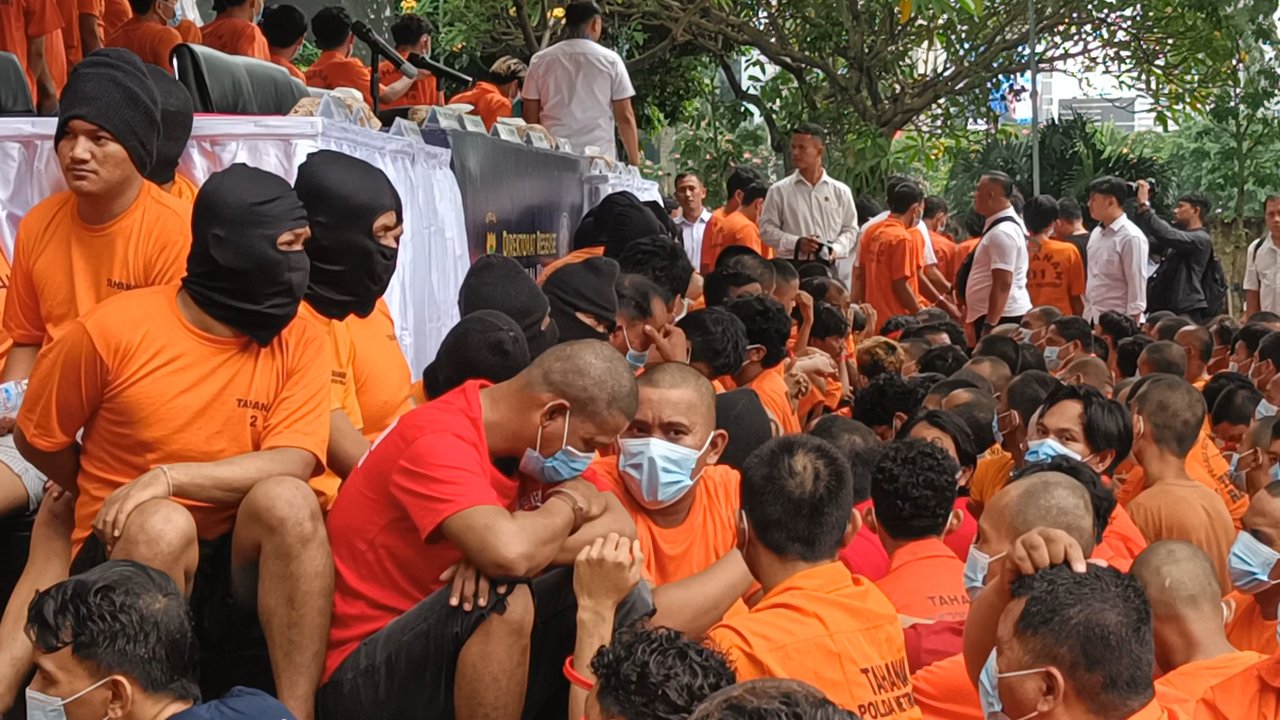 Polda Metro Kandangi 3.599 Preman Bikin Onar