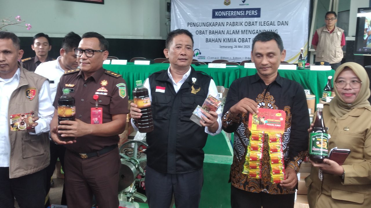 Kasus Jamu dan Obat Kuat Palsu Berbahan Kimia di Jateng Terbongkar
