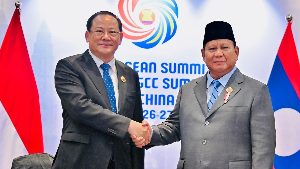 Prabowo Ajak PM Laos Kerja Sama Perangi Perdagangan Manusia, Narkoba hingga Judi Online