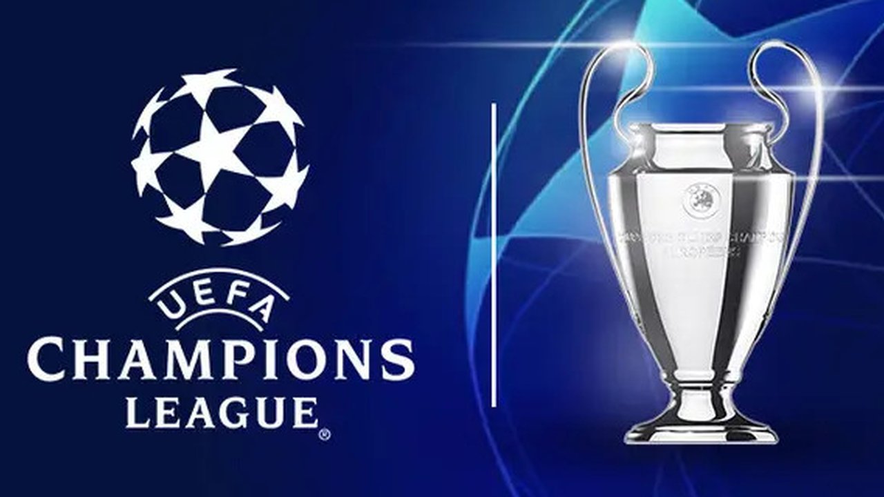 Logo Liga Champions UEFA ditampilkan sebelum pertandingan Liga Champions antara FC RB Salzburg dan Paris Saint-Germain di Salzburg, Austria, pada 10 Desember 2024. (KERSTIN JOENSSON/AFP)