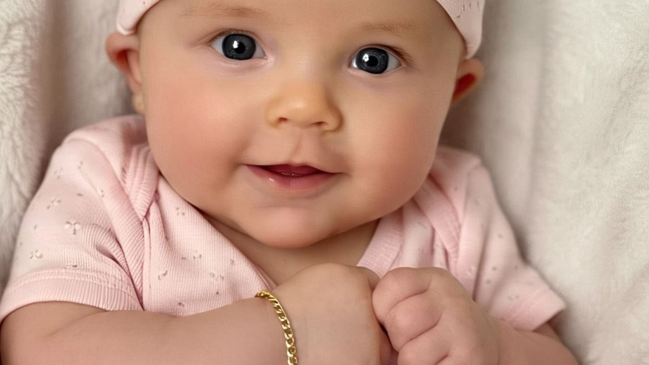 Model Gelang Emas 1 Gram untuk Bayi