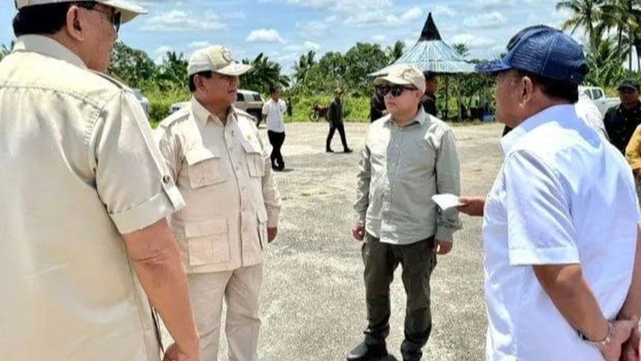 Kunjungan Kerja Perdana Presiden Prabowo adalah projek cetak sawah satu juta Ha yang saat ini digarap oleh Andi Samsudin Arsyad atau Haji Isam di Wanam, Provinsi Papua Selatan. (Istimewa)