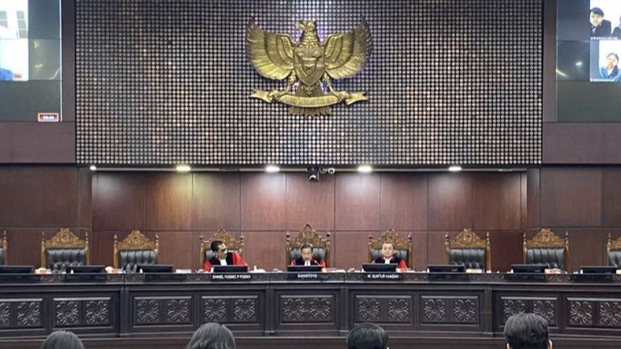 Hari ini, Rabu (8/1/2025), Mahkamah Konstitusi (MK) menggelar sidang perdana Perselisihan Hasil Pemilihan Umum Kepala Daerah (PHPU Pilkada) 2024. (Liputan6.com/Herman Zakharia)