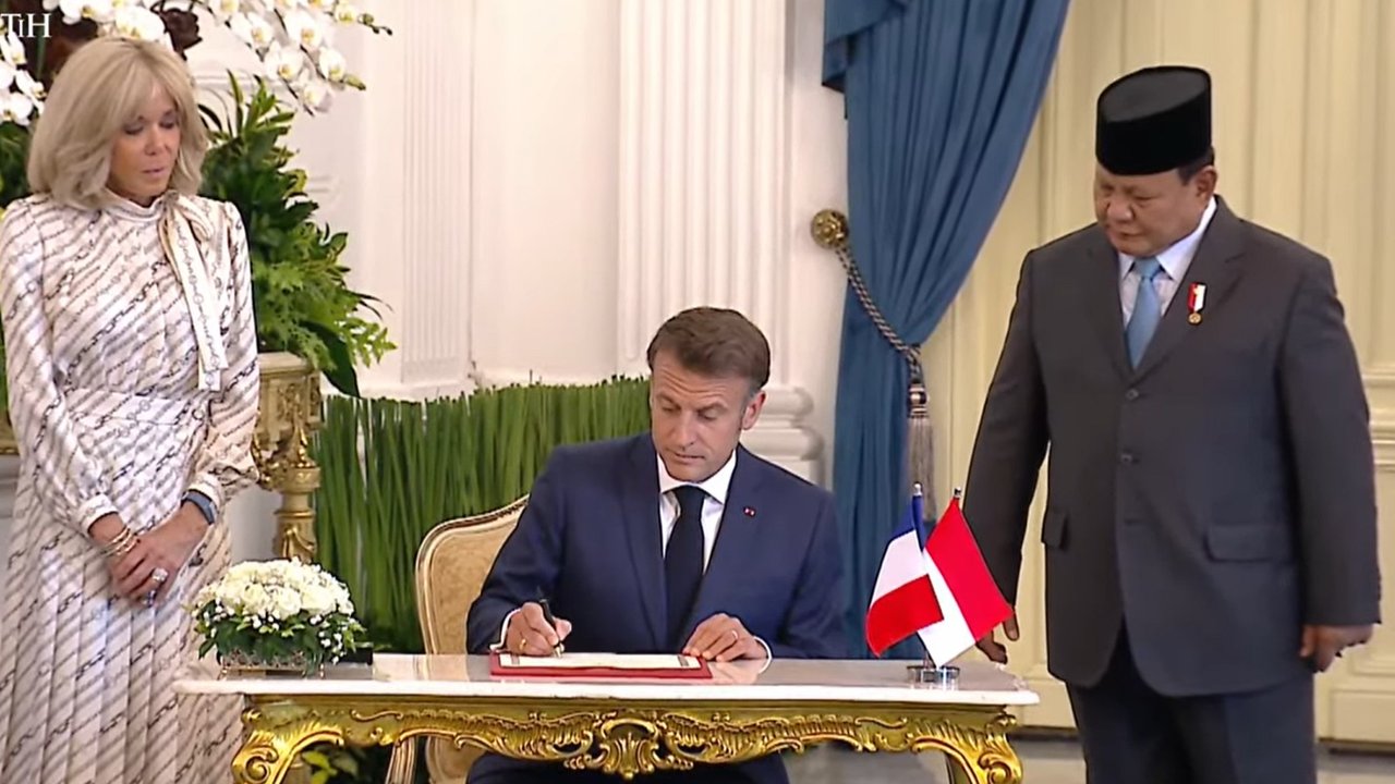 Bertemu Presiden Macron, Prabowo Sebut Prancis Dukung Kemerdekaan Palestina