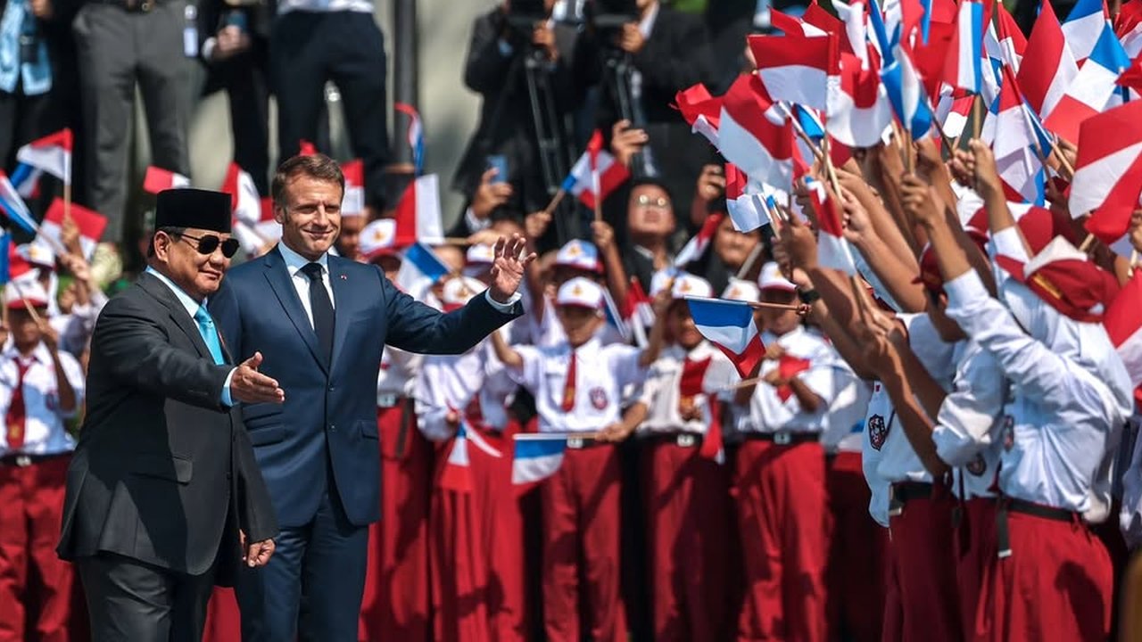 Presiden Prabowo bertemu Presiden Prancis Emmanuel Macron