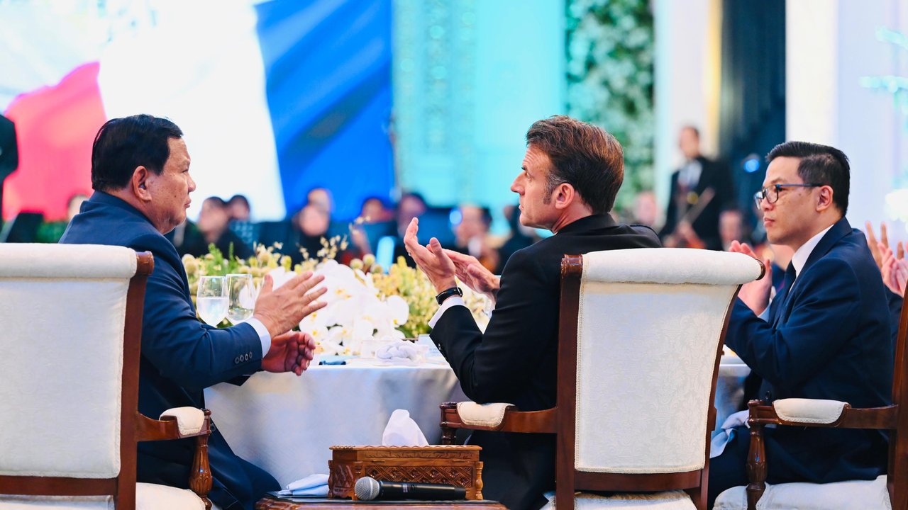 VIDEO: Istana Blak-blakan Minuman Prabowo Saat Menjamu Macron Makan Malam: Sari Apel
