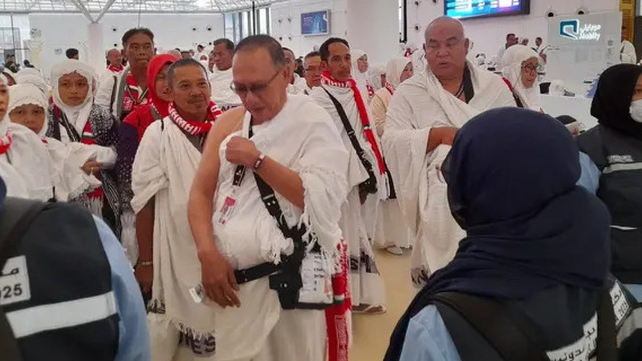 Seorang jemaah haji Indonesia dirawat di rumah sakit rujukan di Arab Saudi. (dok. Puskes Haji)