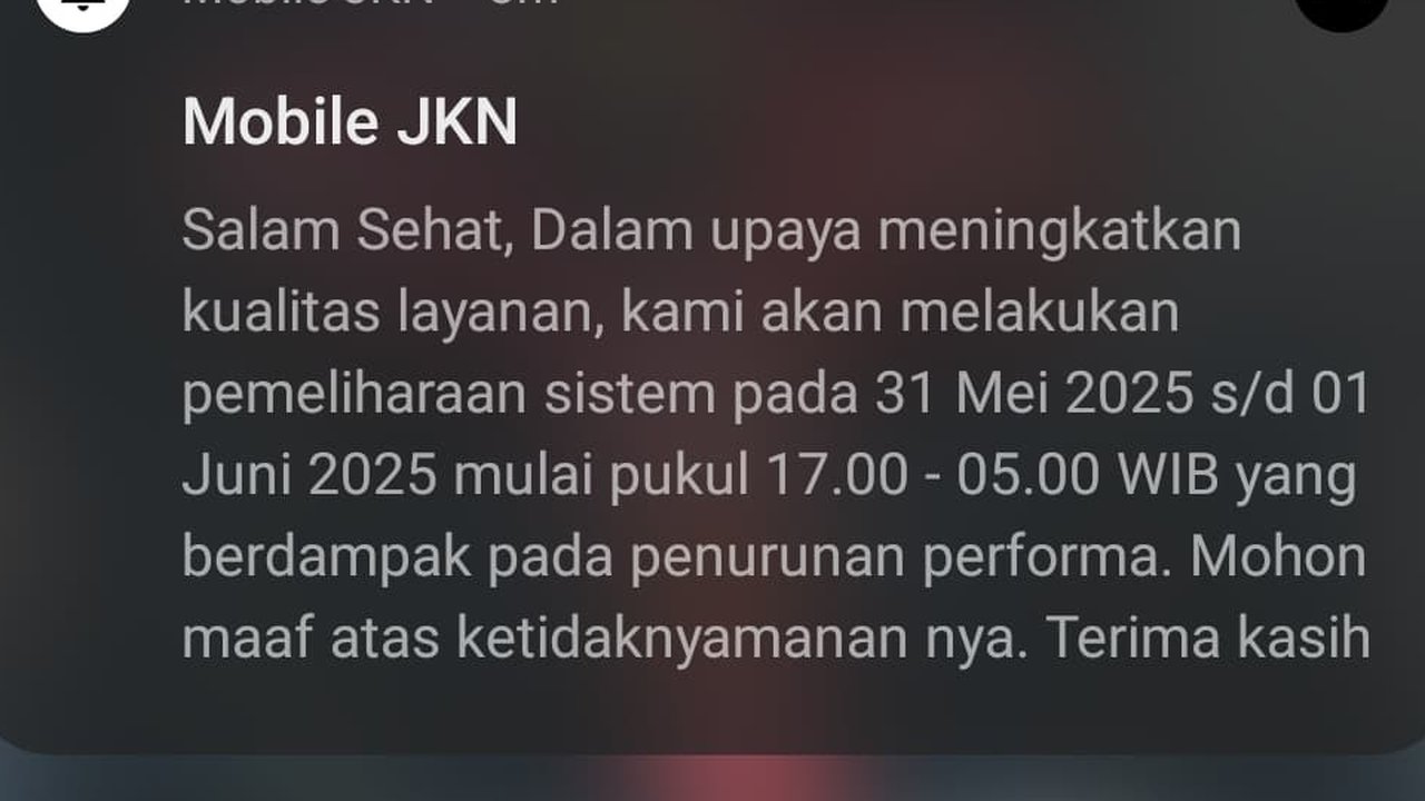 Mobile JKN Tidak Bisa Diakses