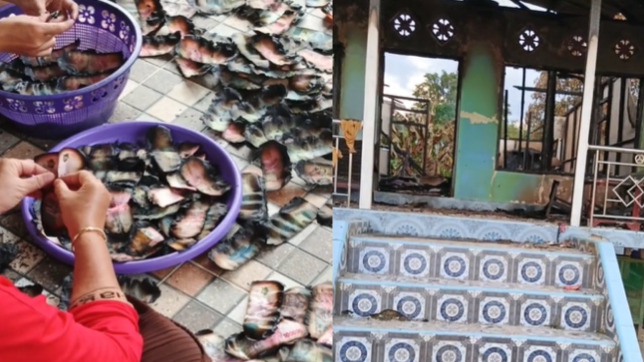 Penampakan Tumpukkan Uang jadi 'Korban' Kebakaran di Rumah, Kondisinya Bikin Nyesek