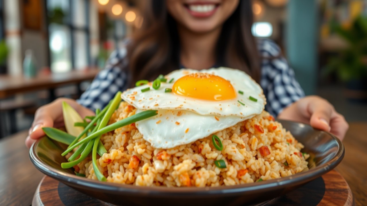 Ilustrasi Nasi Goreng Telur