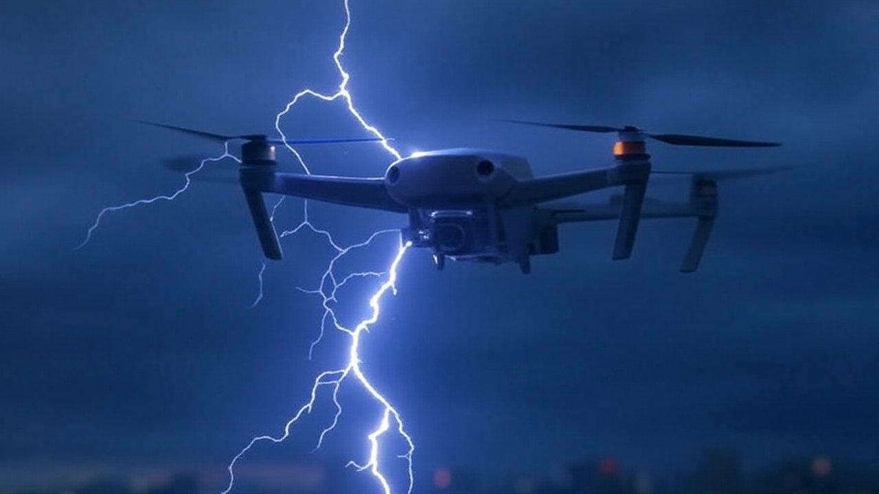 Jepang Uji Drone Pemancing Petir, Tahan Sambaran Listrik