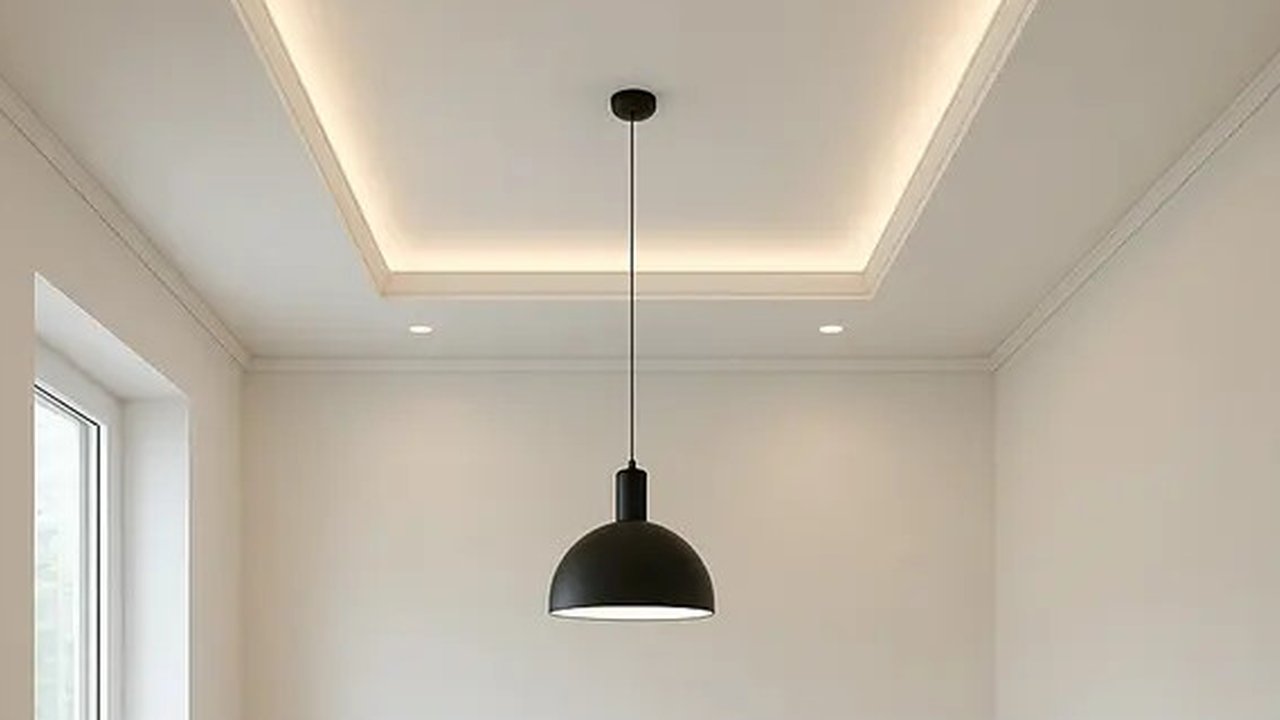 Plafon Gypsum Bertingkat Linear (Foto: ChatGPT)